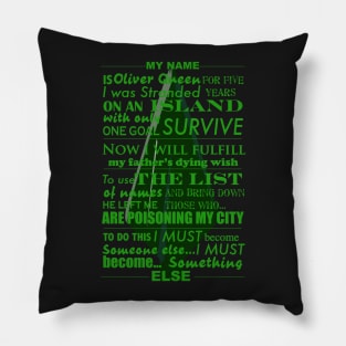 Arrow opening Pillow