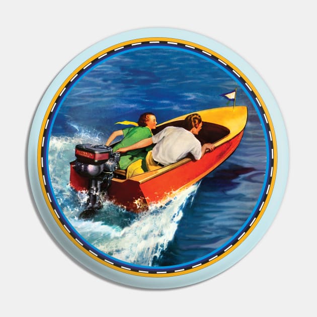 Boating Pin by Midcenturydave