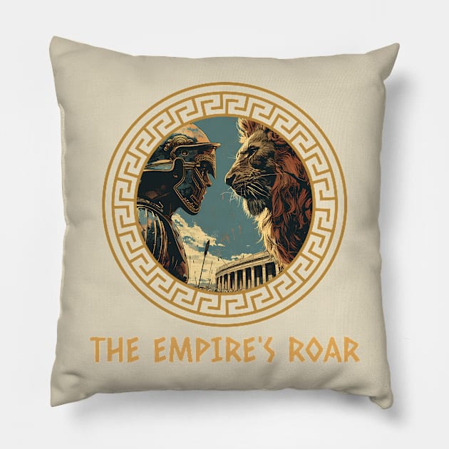 Roman Empire Ancient Rome Roman Army Roman legionary Legion Pillow by Tip Top Tee's