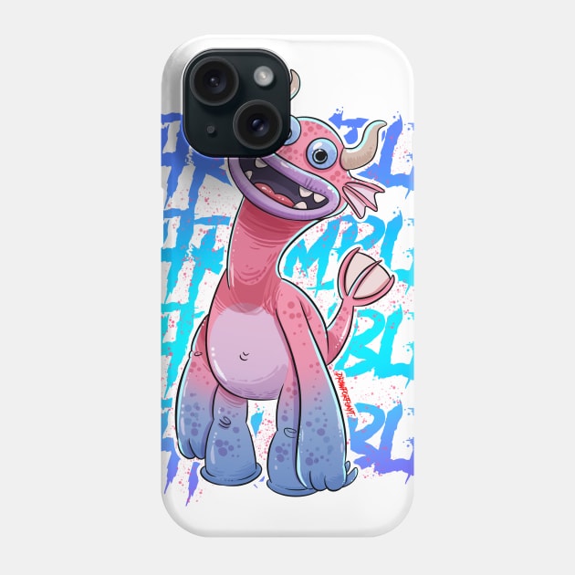 MY SINGING MONSTERS THRUMBLE T SHIRT Phone Case by Draw For Fun 