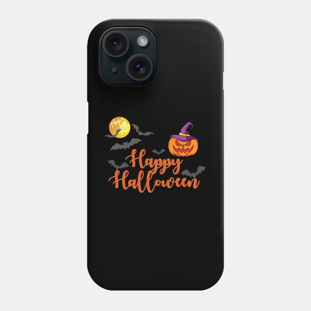 Happy Halloween Phone Case by NICHE&NICHE