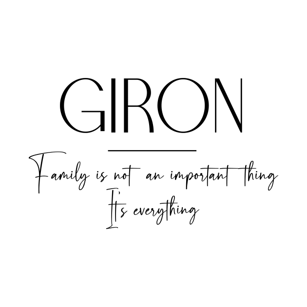 Giron Family, Giron Name, Giron Middle Name by Rashmicheal