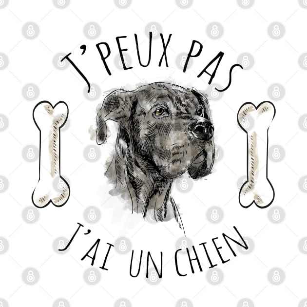 J'peux pas j'ai un chien by Meca-artwork