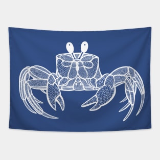 Atlantic Ghost Crab - cute and cool animal design - dark colors Tapestry