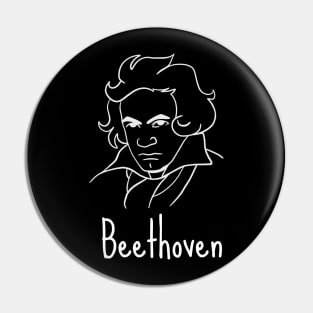 Beethoven - German Classical Music Composer Pin