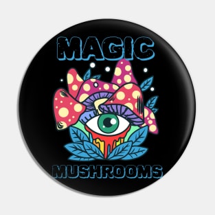 Magic Mushrooms, hallucinogenic mushrooms, microdose mushrooms, psilocybin mushroom Pin