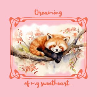 Sleeping red panda T-Shirt