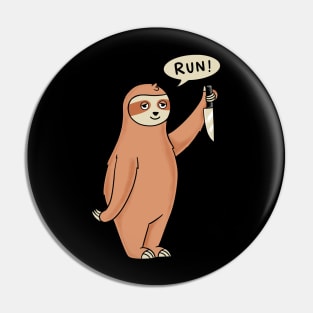 Sloth Run Pin