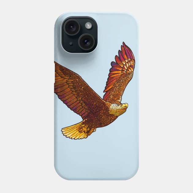 The American Eagle Phone Case by AlcantaraArt