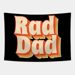 Rad Dad cool funny retro style Tapestry