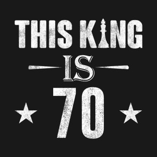 This King Is 70 Chess Lover T-Shirt