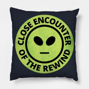 Close Encounter of the Rewind VHS Sci-fi Parody Pillow