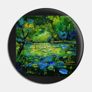 pond and waterlilies Pin