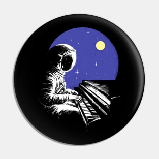 Space Music Pin