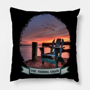 Watching the Sunset from the Fishing Chair Pillow