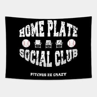 Home Plate Social Club, Midday, Softball Mom, Softball Dad, Softball Game Day, Softball Grandma, Softball Family Tapestry