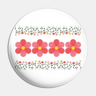 Spring Flowers Pin
