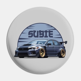 Impreza WRX STI Car Art - Subaru Modified JDM Car Pin