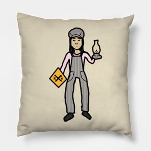 Vintage Engineer Pillow