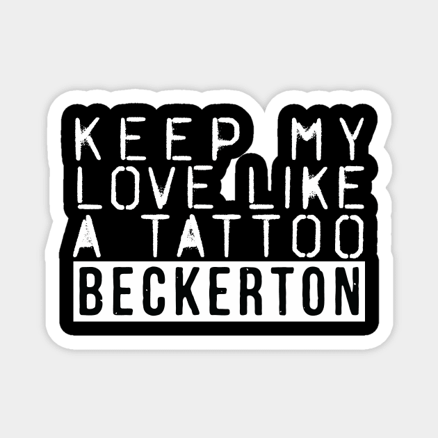 Beckerton Love Tattoo Inverse Magnet by Beckerton