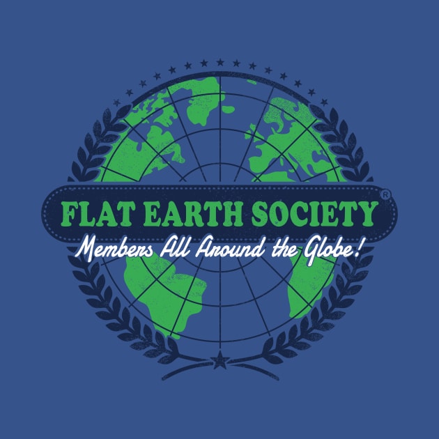 flat earth society funny pun by Gammaray