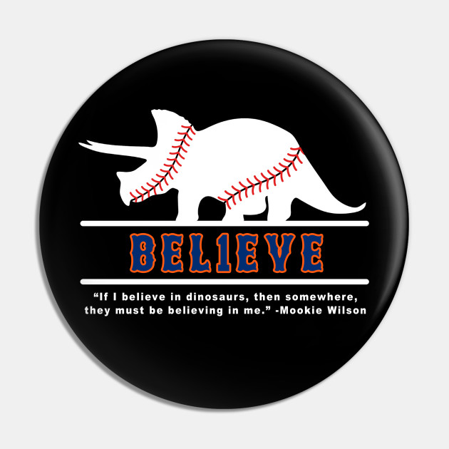 Mookie Wilson Believes In Dinosaurs Essential T-Shirt for Sale by