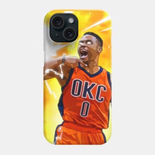 Russell Westbrook "Thunderous" Artwork Phone Case