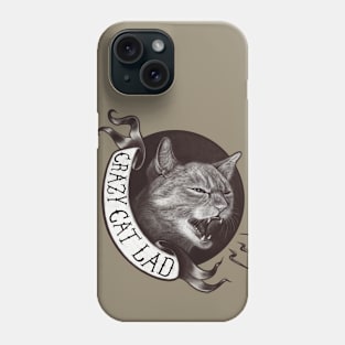 Crazy Cat Lad Phone Case