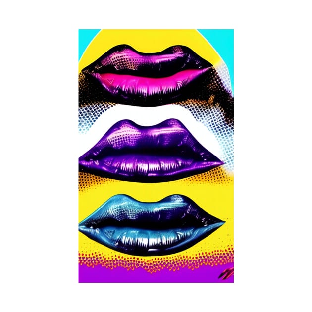 Popart Popculture Lips by ShopSunday