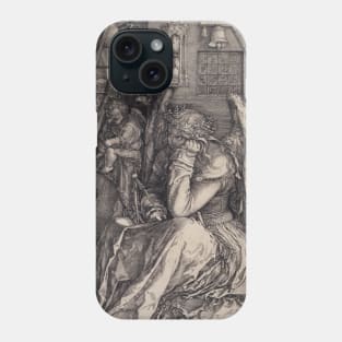 Melancolia I by Albrecht Durer Phone Case