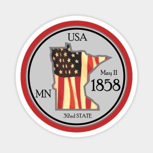 MN USA Magnet