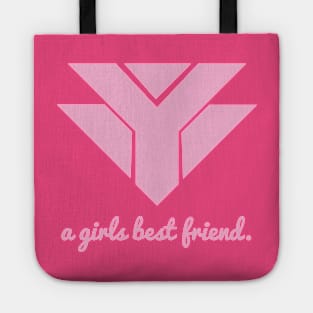 Pink Diamonds are a girls best friend Tote