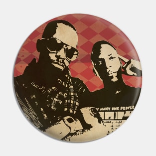 Dead Prez // Retro Poster Hip hop Pin