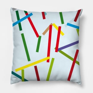 abstract sticks Pillow