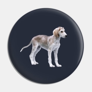 Saluki Puppy Dog Pin