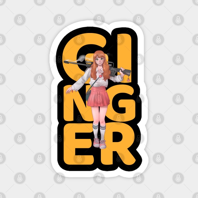 redhead ginger Magnet by G-DesignerXxX