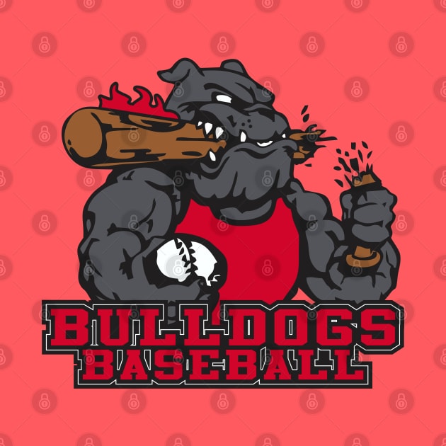 Bulldogs Baseball by DavesTees