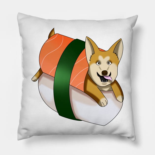 Sushi Dog Pillow by GadzooksTD