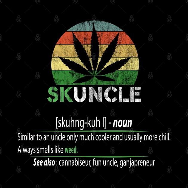 SKUNCLE, SKUNKLE FUNNY UNCLE SHIRT by  Funny .designs123