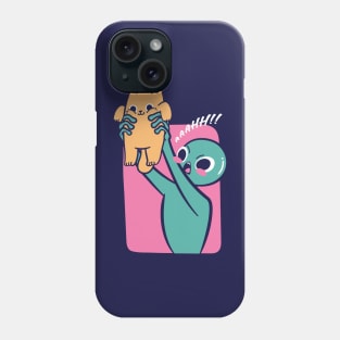 Alien Charmed By Cat Phone Case