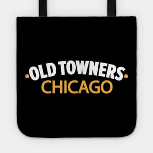 Old Towners Chicago Minimal Logo Design - Chicago Neighborhood Series Tote