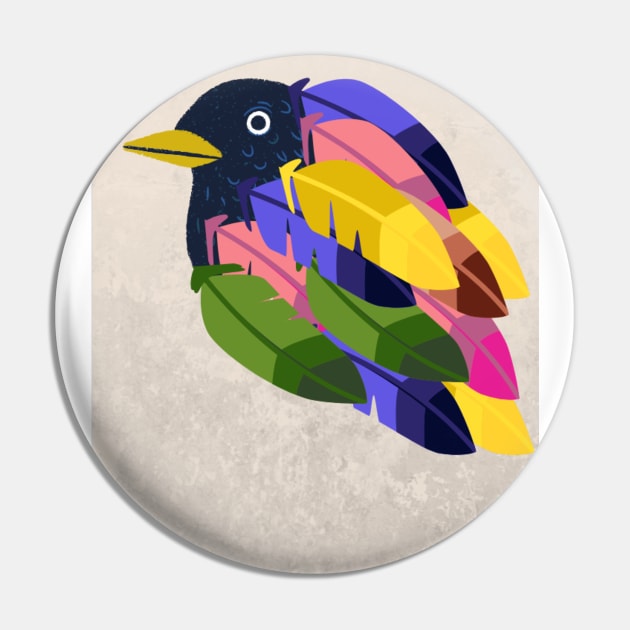 bird Pin by beleafcreativ