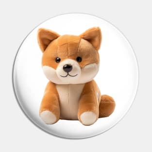 Adorable Shiba Inu Plushie Design Pin