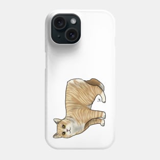 Cat - Manx - Orange Phone Case