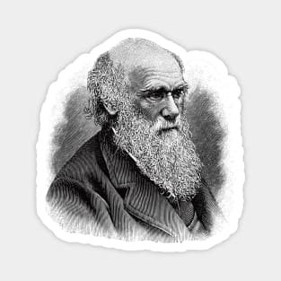 Charles Darwin Portrait Magnet