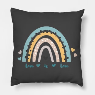 Love is Love Rainbow Pillow