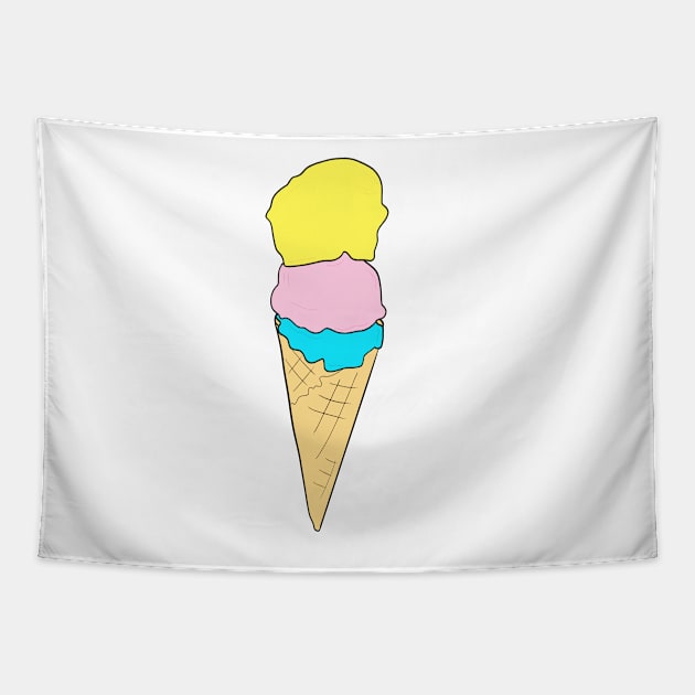 Ice cream Tapestry by whiteasters