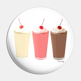 Milkshake Foodies Pin