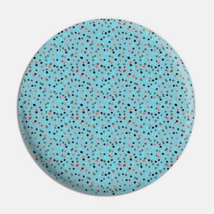Dots - Mid Blue Pin