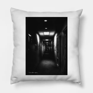 The Dentist Office - Black And White Pillow